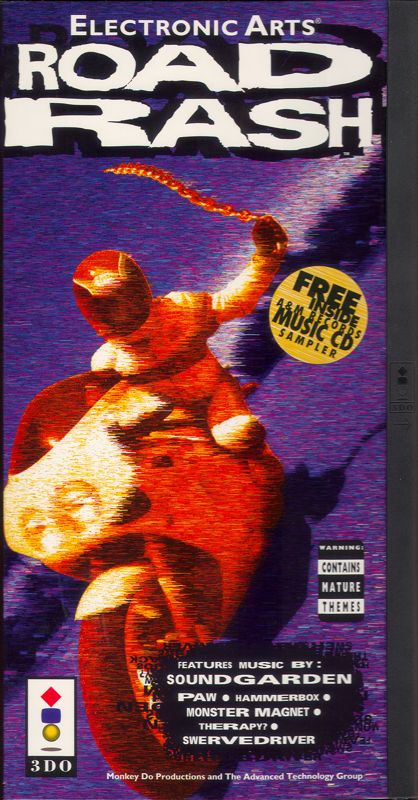 Road Rash box art for Sega Saturn